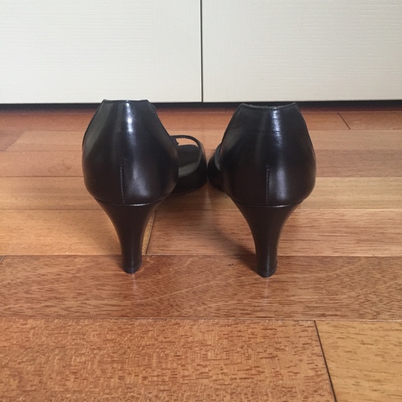 VINTAGE HELMUT LANG LEATHER HEELS - Picture 7 of 10